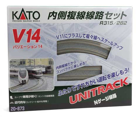 Kato 20-873 V14 Double Track Inner Loop Set; N Scale, 20873