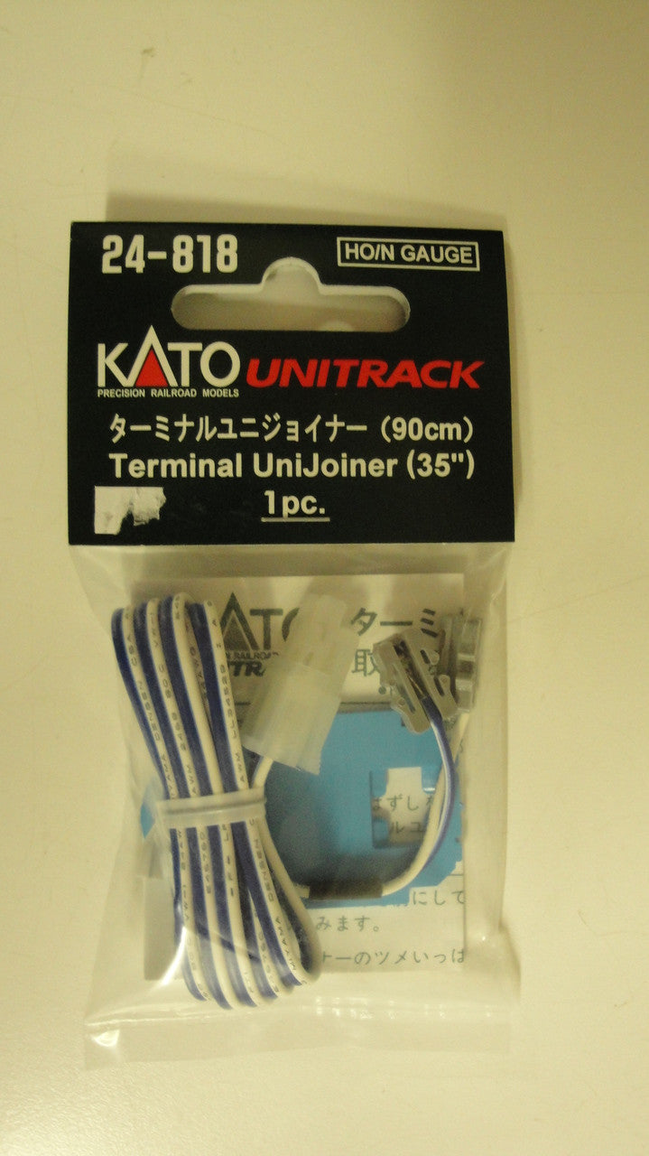 Kato 24-818 HO/N Terminal UniJoiner, 35" Leads [1 pair]; 24818