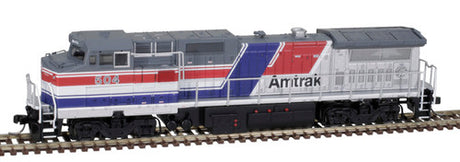 Atlas Gold 40005179 GE Dash8-32BHW Amtrak #504 (Pepsi Can) with Pilot Mounted Ditch Lights DCC & Sound N Scale