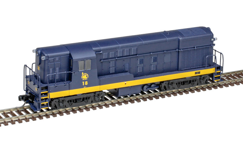 Atlas 40005539 FM H16-44 CNJ Central Railroad of New Jersey #19 (blue, yellow) DCC & Sound N Scale