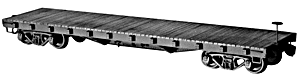 Image for 293-4021 40' 50-Ton Flatcar UNDEC