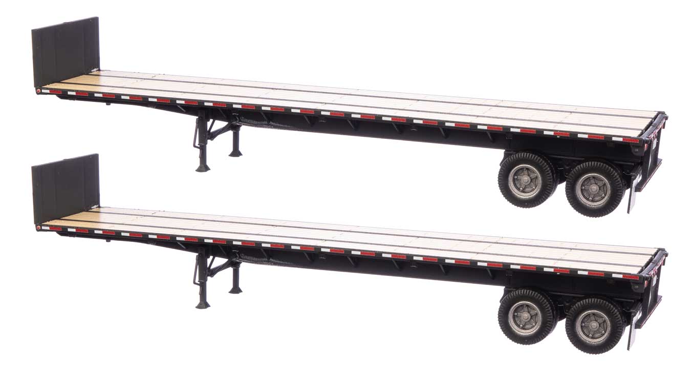 Image for 949-2703 40' Flatbed Trlr Blk 2/