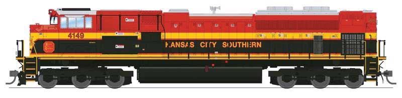 Image for 187-9766 EMD SD70ACe DC KCS 4149