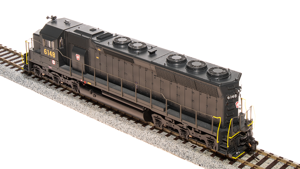 BLI 4289 EMD SD45, PRR Pennsylvania #6148, Brunswick Green, Paragon4 SOUND & DCC HO Scale