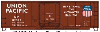 Image for 112-3128 40' PD Boxcar UP Lrg Shld
