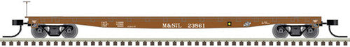 Atlas {50005163} 53' 6" Flat Car MStL Minneapolis & St. Louis Railway #23863 (Scale=N) Part#150-50005163