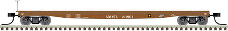 Atlas {50005163} 53' 6" Flat Car MStL Minneapolis & St. Louis Railway #23863 (Scale=N) Part#150-50005163