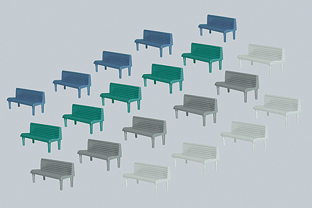 Image for 272-180441 Benches 20/