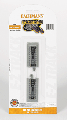 Bachmann 44891 N Scale E-Z Track Nickle Silver Hayes Bumpers