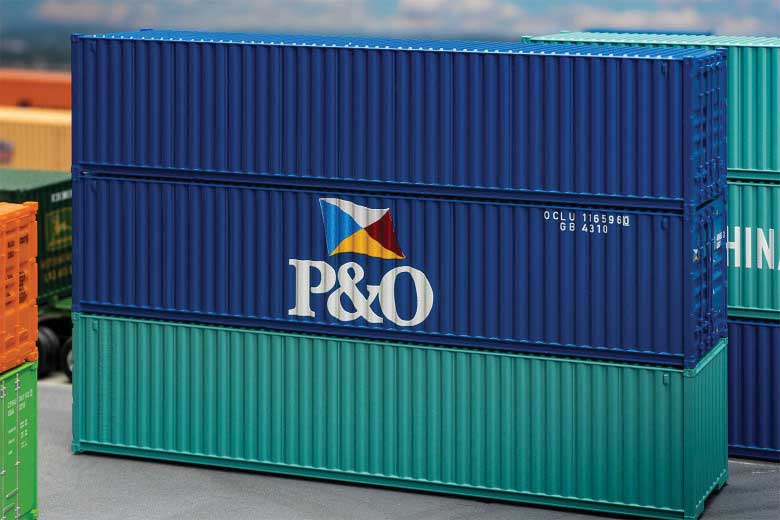 Image for 272-182104 40' Container P&O Blue