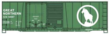 Image for 112-81813 40'CD Boxcar GN #12697