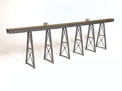Micro Engineering 75-550 - HO Tall Steel Viaduct 210' (Scale=HO) Part #255-75550