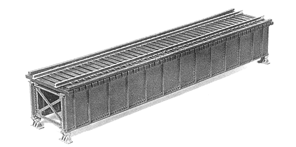 Micro Engineering 75-501 - HO Deck Girder Bridge 50' Open Deck (Scale=HO) Part #255-75501