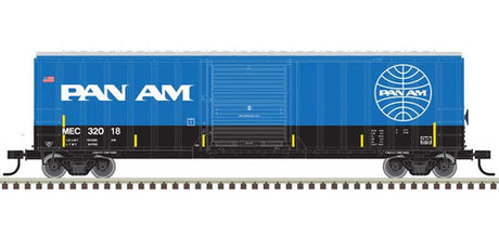 Atlas 20006707 ACF 50'6" Boxcar MEC Pan Am #32018 (blue, black) HO Scale