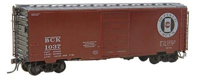 Kadee 4838 40' PS-1 Boxcar - Buffalo Creek Flour (BCK) #1037 HO Scale