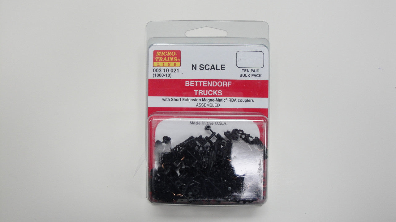 003 10 021 Micro Trains / BETTENDORF TRUCKS (N SCALE ) Part #  {00310021}  (1000-10)  - YANKEEDABBLER
