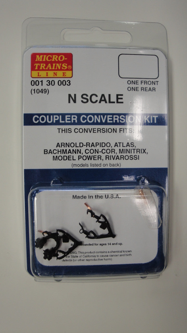 00130003 MICRO TRAINS / 001 30 003 COUPLER CONVERSION KIT (1049)   (SCALE=N)