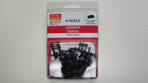 00310010 MICRO TRAINS / 003 10 010 ANDREWS TRUCKS (1051-10)  (SCALE=N)