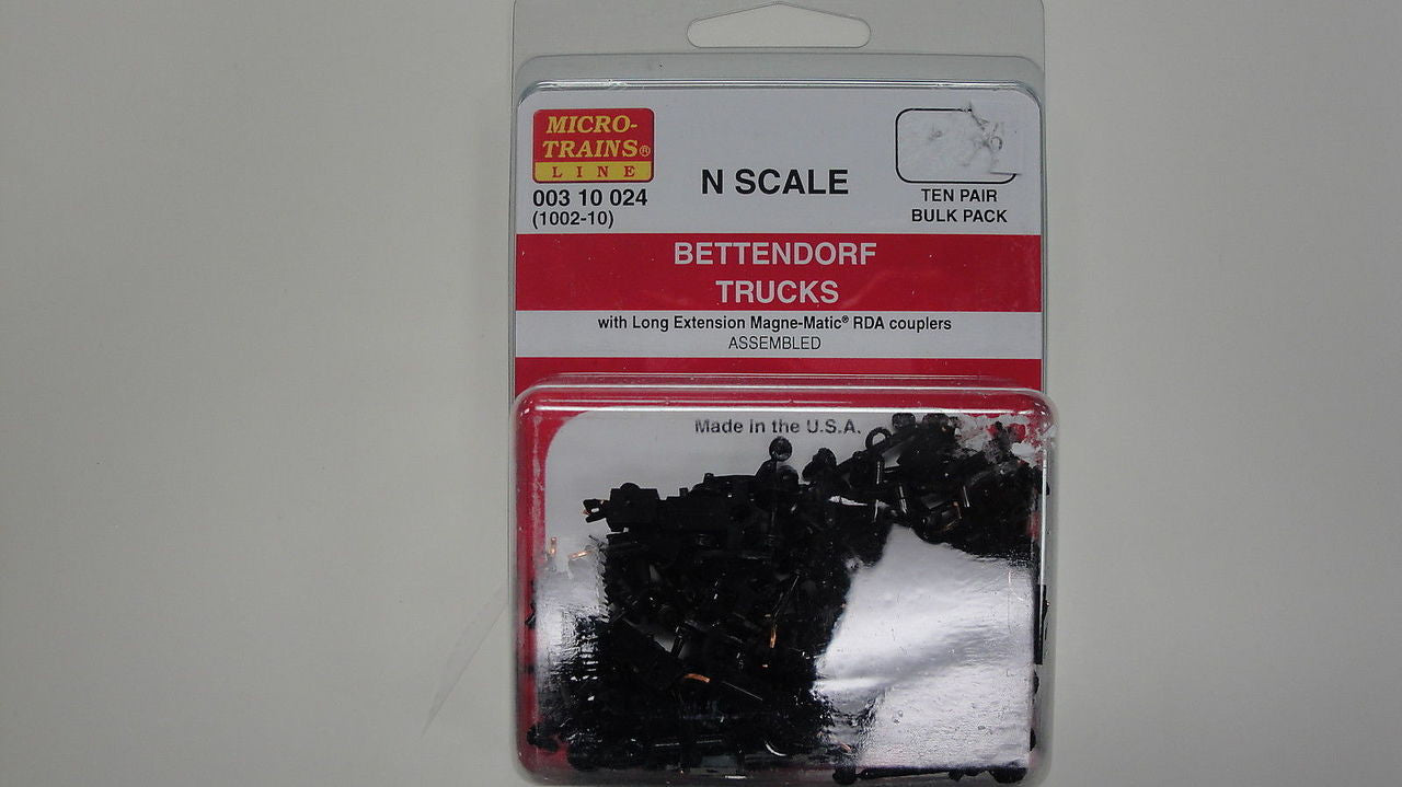 00310024 MICRO TRAINS / 003 10 024 BETTENDORF TRUCKS (1002-10) -  (SCALE=N)
