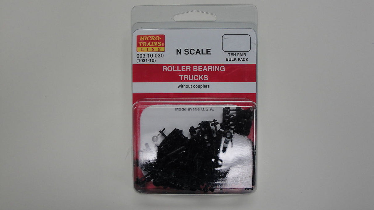 00310030 MICRO TRAINS / 003 10 030 ROLLER BEARING TRUCKS (1031-10)  (SCALE=N)