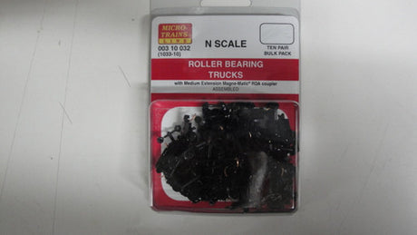 00310032 MICRO TRAINS / 003 10 032 ROLLER BEARING TRUCKS (1033-10)  (SCALE=N)