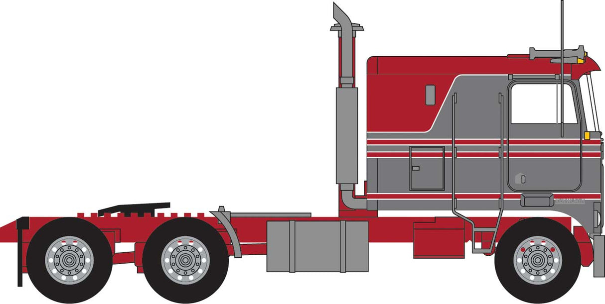Image for 744-41051 KW K100 Flat Top Red/Gry