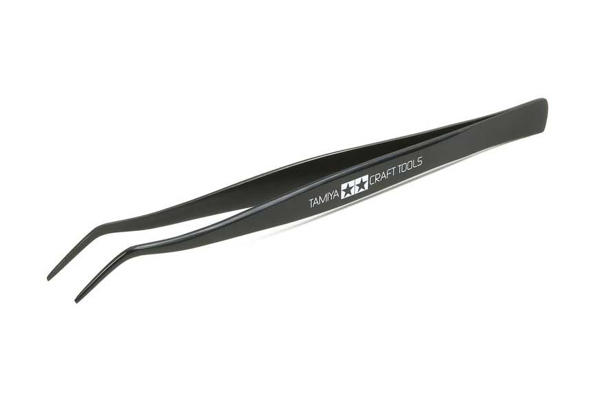 Image for 865-74003 Angled Tweezers