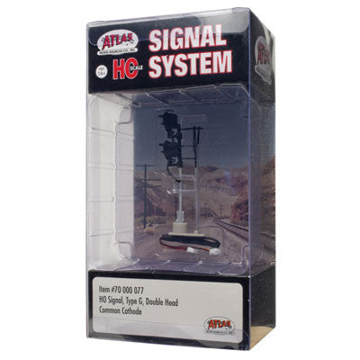 ATLAS 70000077 HO Double-Head Type G Signal Signal HO Scale