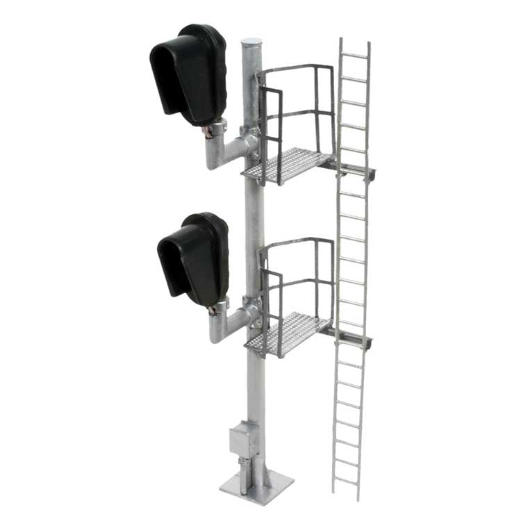 ATLAS 70000097 HO Double-Head Modern Hooded Signal Right Hand HO Scale