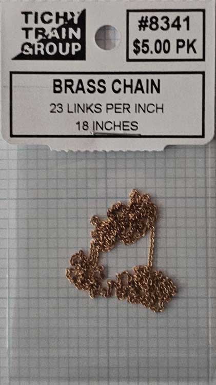 Image for 293-8341 Unctd Brass Chn 18"23Link