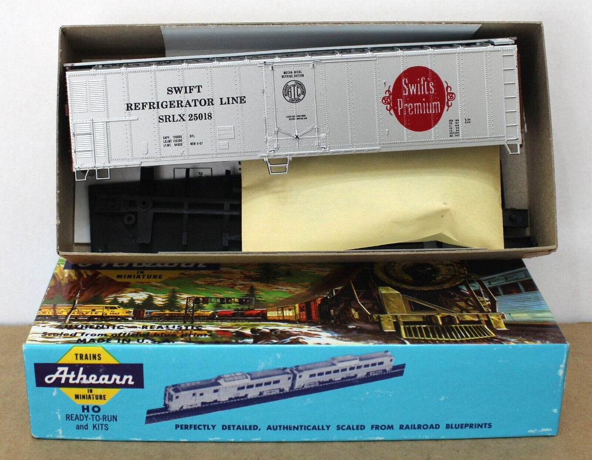 Bev-Bel 497-1 50' Mechanical Reefer SRL Swift Refrigerator Line "Swift's Premium" #25018 HO Scale