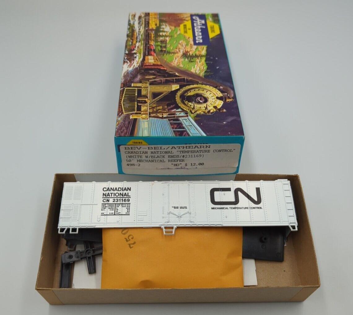 Bev-Bel 498-1 50' Mechanical Reefer CN Canadian National "Temperature Control" #231156 HO Scale
