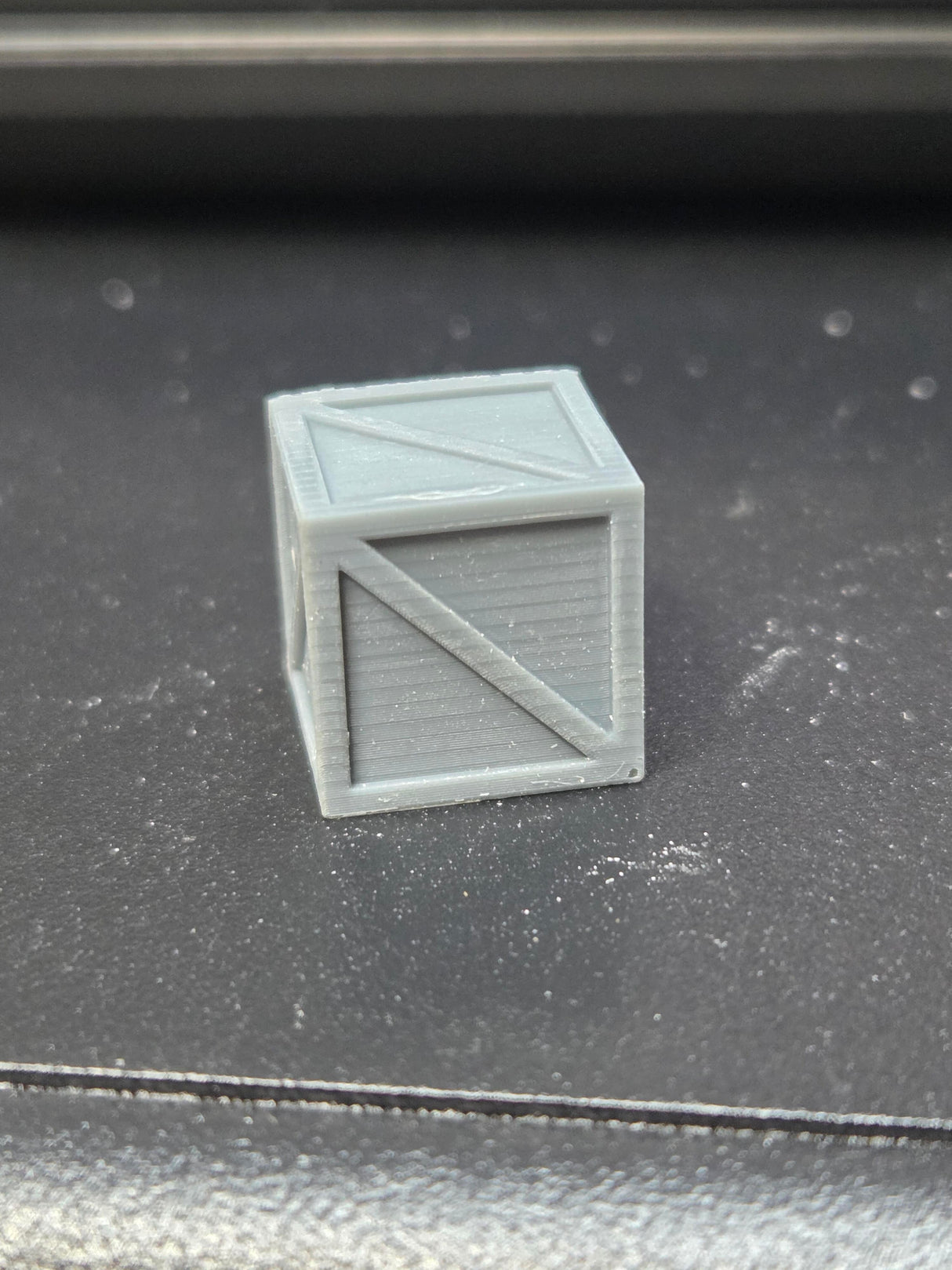 3GResinprints B-00041 4' x 4' Wooden crate (3 per package) HO Scale