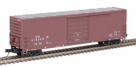 Atlas 50005239 Class X72 50' Boxcar CN - Canadian National #416260 (brown, white) N Scale