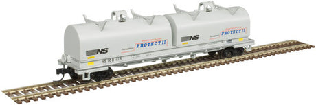 ATLAS 50005725 48' Cushion Coil Car - NS - Norfolk Southern Protect II #168344 N Scale