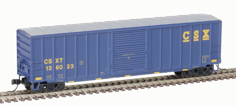 ATLAS 50005989 ACF 50'6" Boxcar CSX 136023 (blue, yellow) N Scale