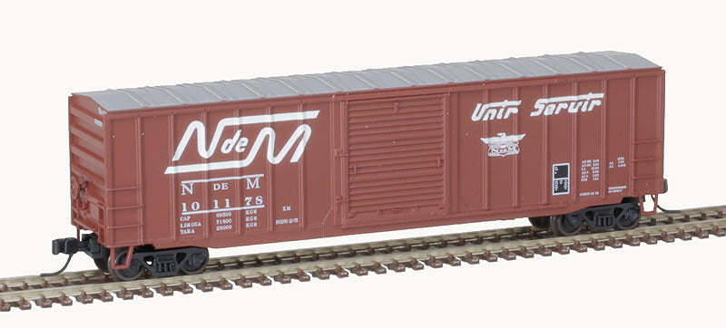 ATLAS 50005991 ACF 50'6" Boxcar N de M 101178 (Boxcar Red, white) N Scale