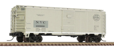 Atlas 50006086 1932 ARA 40' Steel Boxcar NYC - New York Central #100000 (gray, black) N Scale