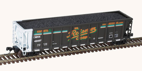 ATLAS 50006364 Reisner Scrap Metals CMHX #42410 (black, orange, green) Coalveyor Bathtub Gondola N Scale