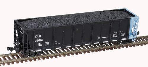 ATLAS 50006377 Chicago & Illinois Midland #3001 (black, blue) Coalveyor Bathtub Gondola N Scale