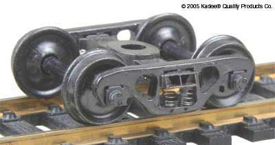 558 Kadee / Barber® S-2 70-Ton Trucks Metal Fully Sprung Equalized Self Centering Trucks 1 Pair /  (HO Scale) Part # 380-558