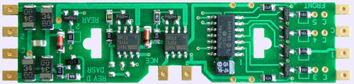 106 NCE / DA-SR Solder-In DCC Decoder - Silent (SCALE=HO) Part # = 524-106