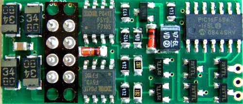 108 NCE /  P2K-SR DCC Control Decoder 1.3 Amp - (SCALE=HO) Part # = 524-108