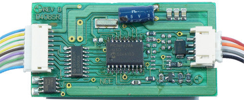 111 NCE /  D408SR DCC Control 4-Amp Decoder - Sil (SCALE=O) Part # = 524-111