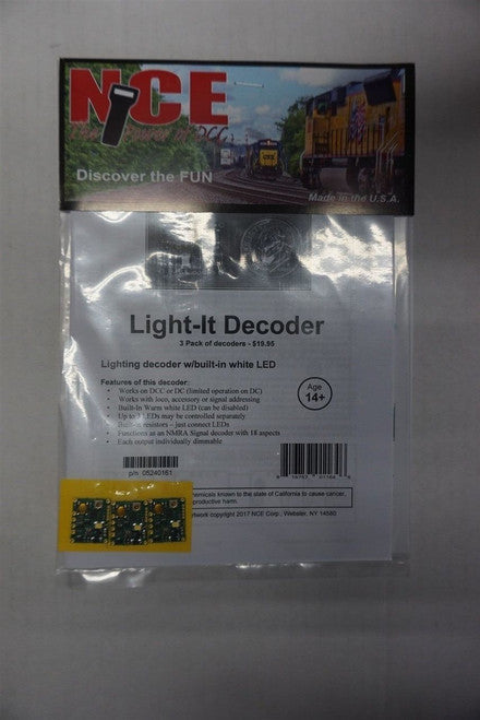 161 NCE - Light-It Lt/Sgnl Dcdr 3 Pack / Part # 524-161