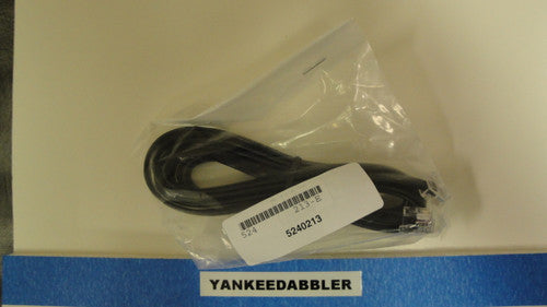 213 NCE /  6-Wire Straight Cab Bus Cable -- RJ (SCALE=ALL) Part # = 524-213
