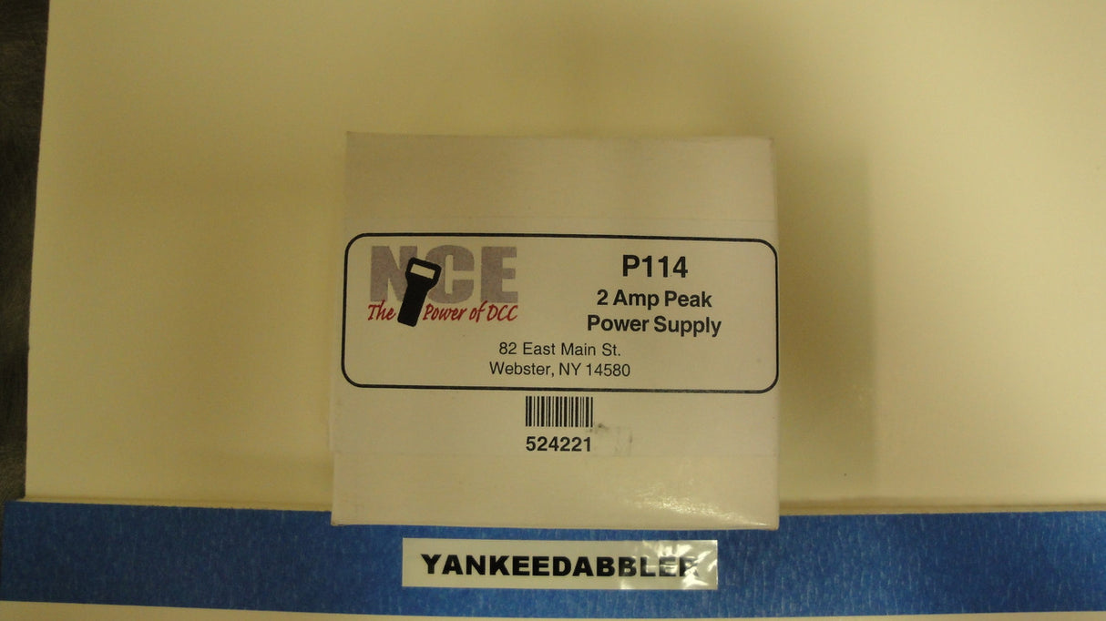 221 NCE /  P114 - Power Supply for Power Cab # (SCALE=ALL) Part # = 524-221