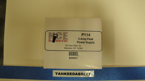 221 NCE /  P114 - Power Supply for Power Cab # (SCALE=ALL) Part # = 524-221