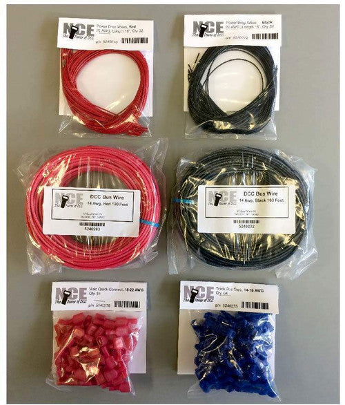 269 NCE /  100 foot DCC Layout Wiring KitÊ -- DCC Main (SCALE=ALL) Part # = 524-269
