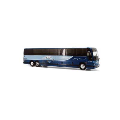 Iconic 87-0341 5-Bus Set - Assembled -- Greyhound Canada Tribute (5 Different Schemes) HO Scale
